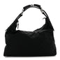 Monogram Medium Horsebit Chain Hobo Black