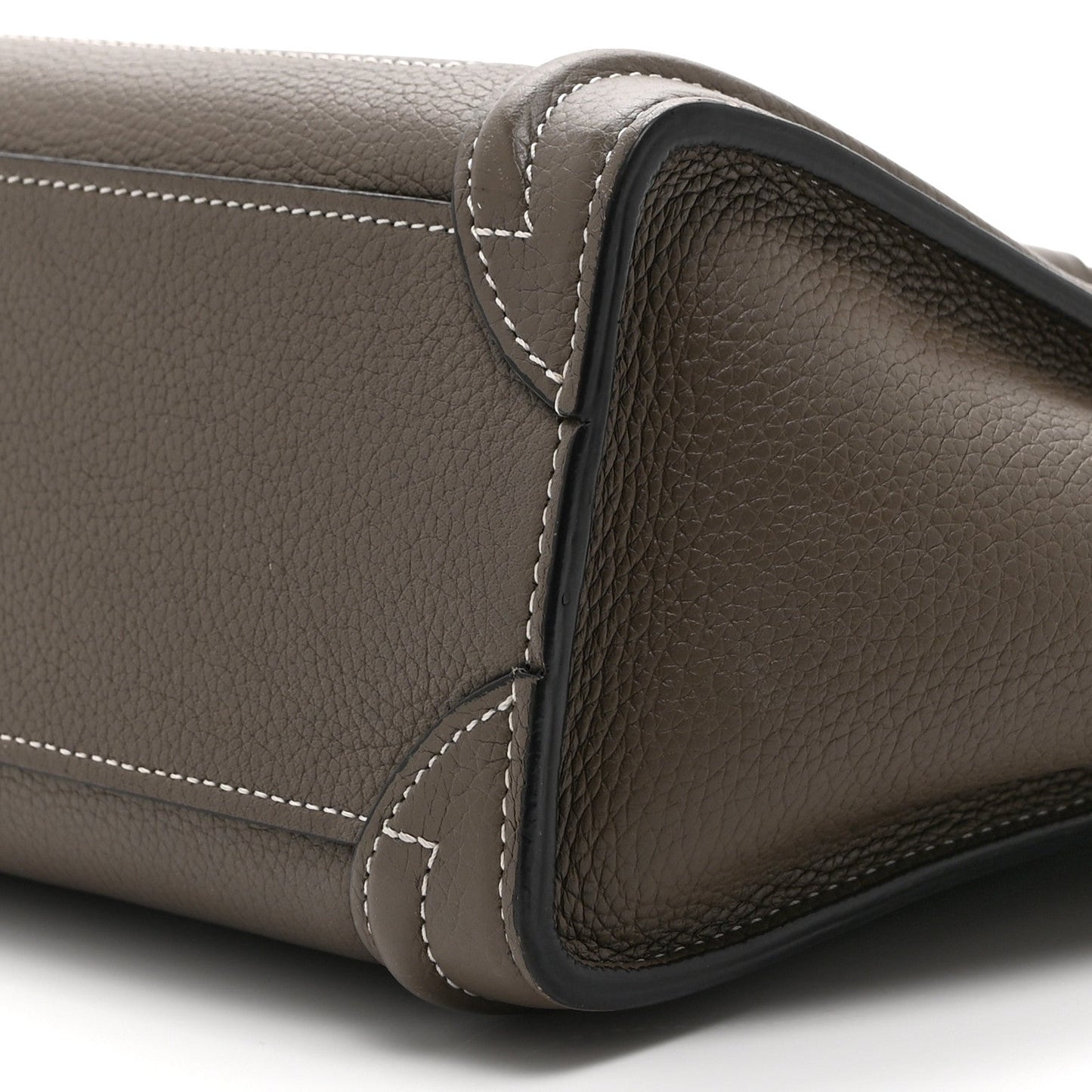 Drummed Calfskin Nano Luggage Souris