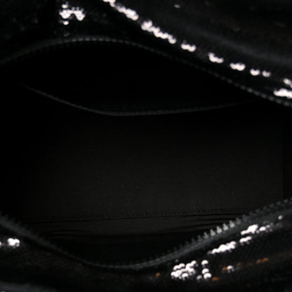 Sequin Small The Tote Bag Black