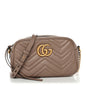 Calfskin Matelasse Small GG Marmont Chain Shoulder Bag Porcelain Rose