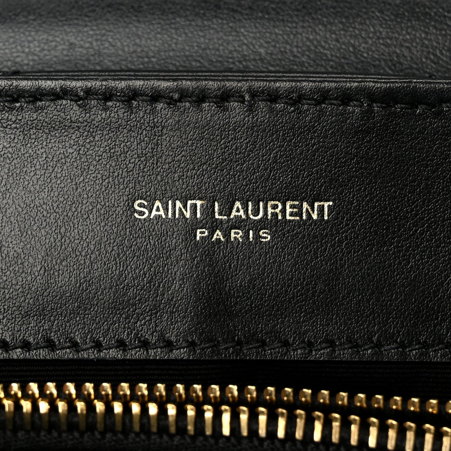 Calfskin Y Quilted Monogram Small Loulou Chain Satchel Black