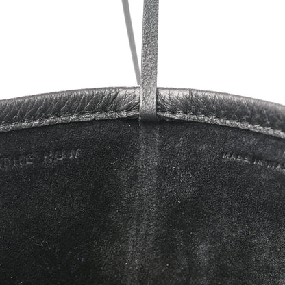 Grained Calfskin Medium N/S Park Tote Black