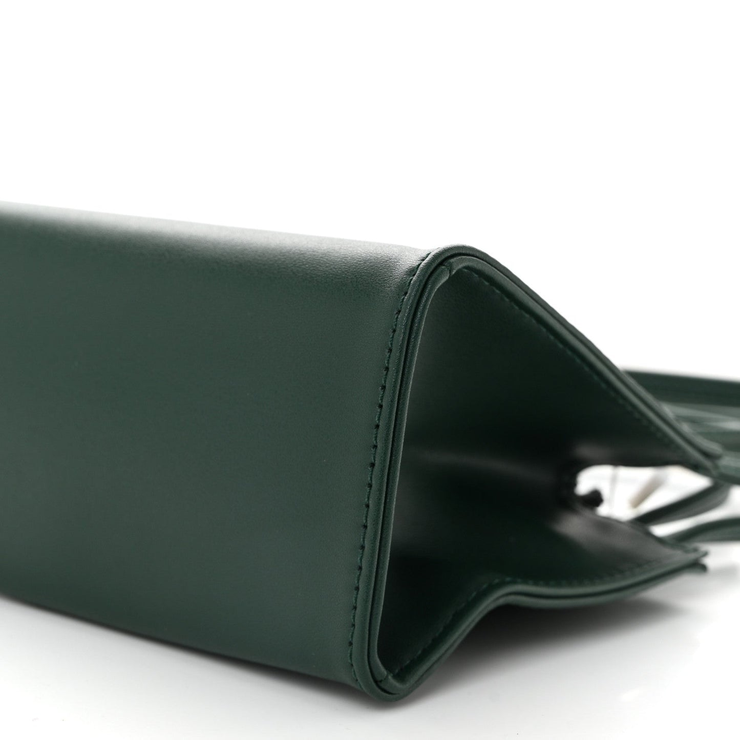 Vegan Leather Small Shopping Bag Dark Olive