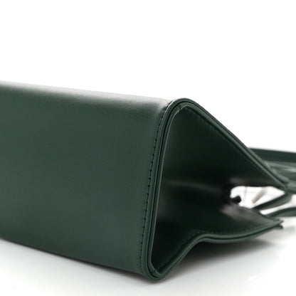 Vegan Leather Small Shopping Bag Dark Olive