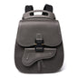 Grained Calfskin Maxi Gallop Sling Bag Grey
