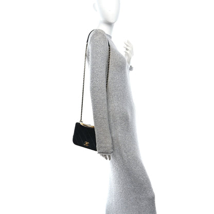 Lambskin Mini Carry Chic Flap Black