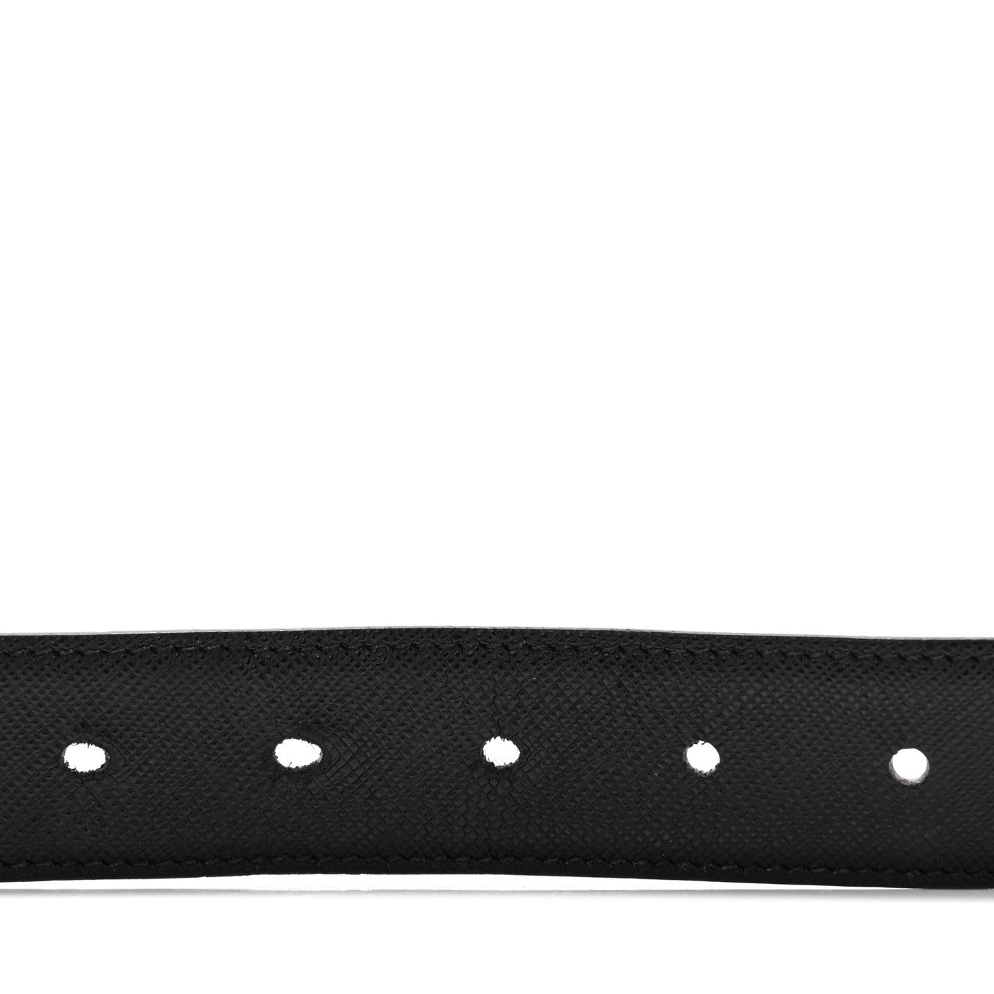 Saffiano Triangle Belt 100 40 Black