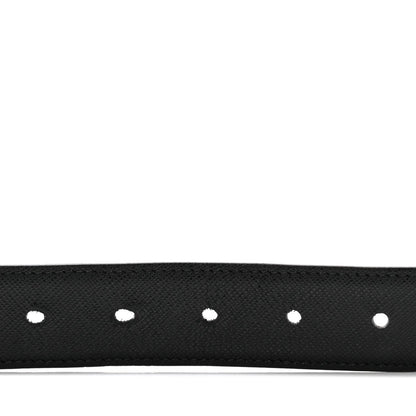 Saffiano Triangle Belt 100 40 Black