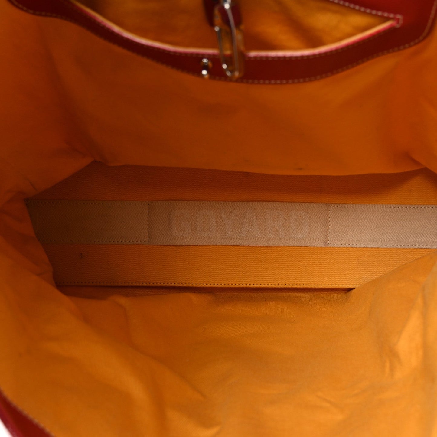 Goyardine Voltaire Tote Red