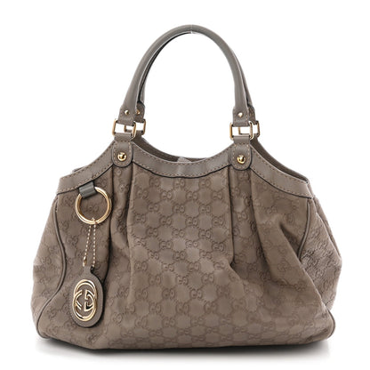 Guccissima Medium Sukey Tote Taupe