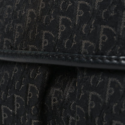 Canvas Diorissimo Buckle Messenger Black