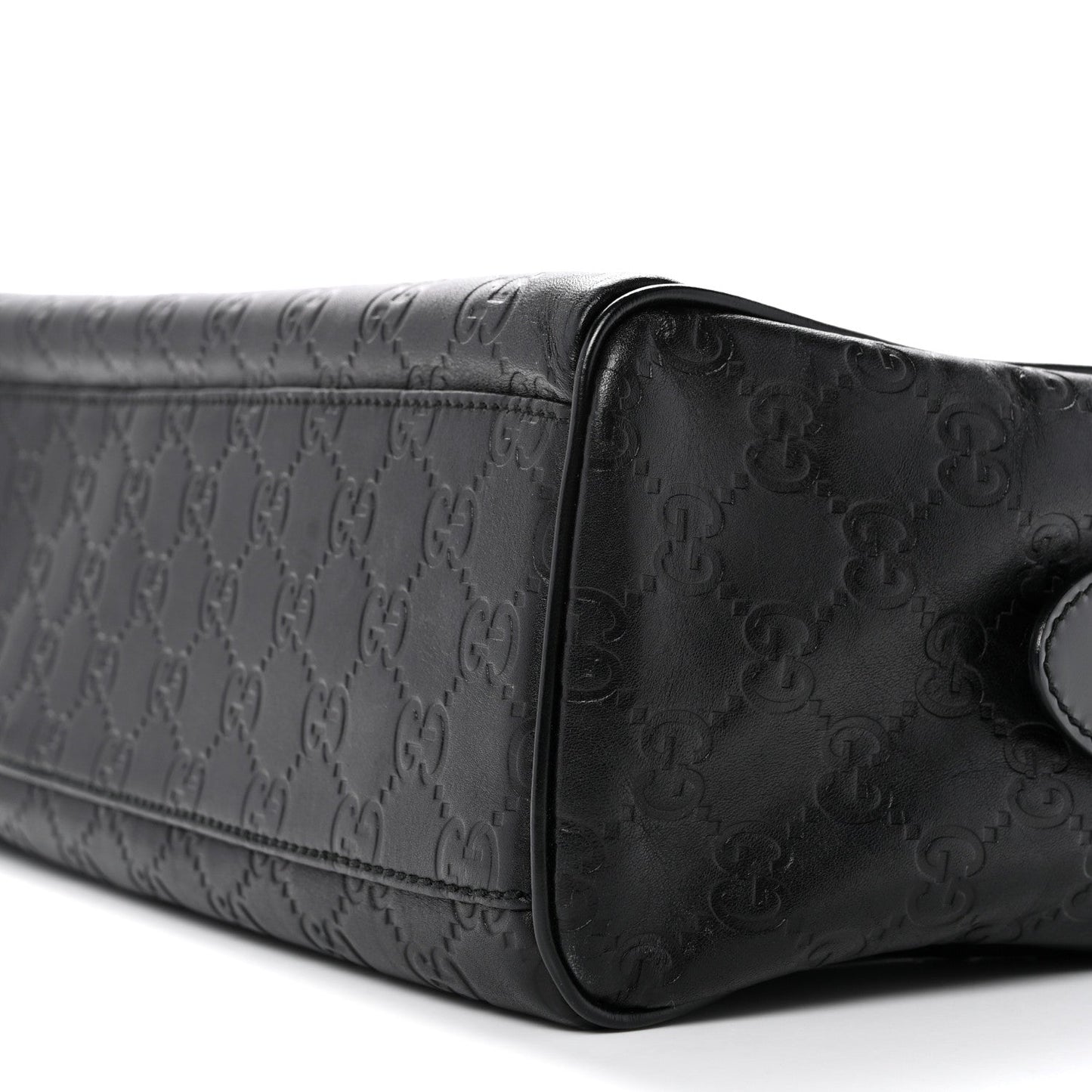 Guccissima Small Boston Black