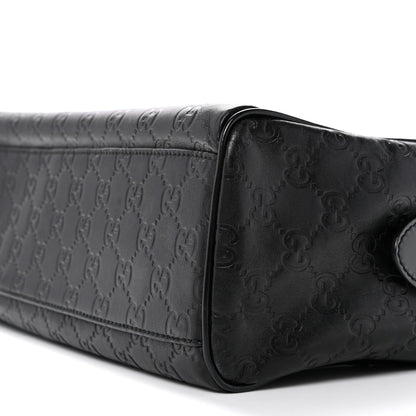 Guccissima Small Boston Black