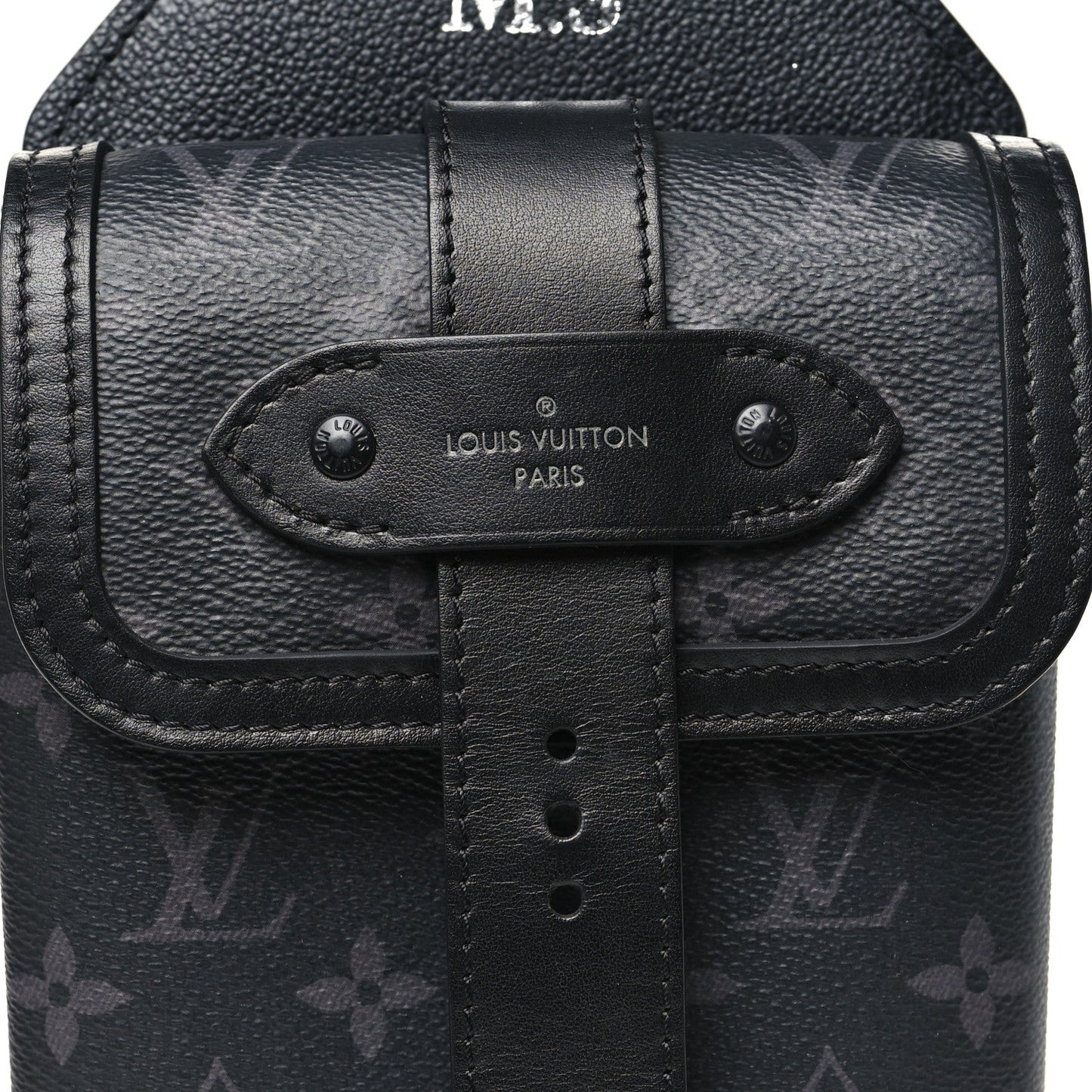 Monogram Eclipse Saumur Slingbag Black