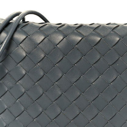 Nappa Intrecciato Small Loop Camera Bag Thunder