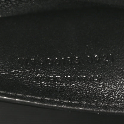 Grain De Poudre Textured Mixed Matelasse Triquilt Medium Monogram Monochrome Satchel Black