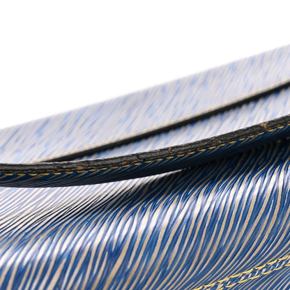 Epi Twist Shoulder Bag MM Denim Light