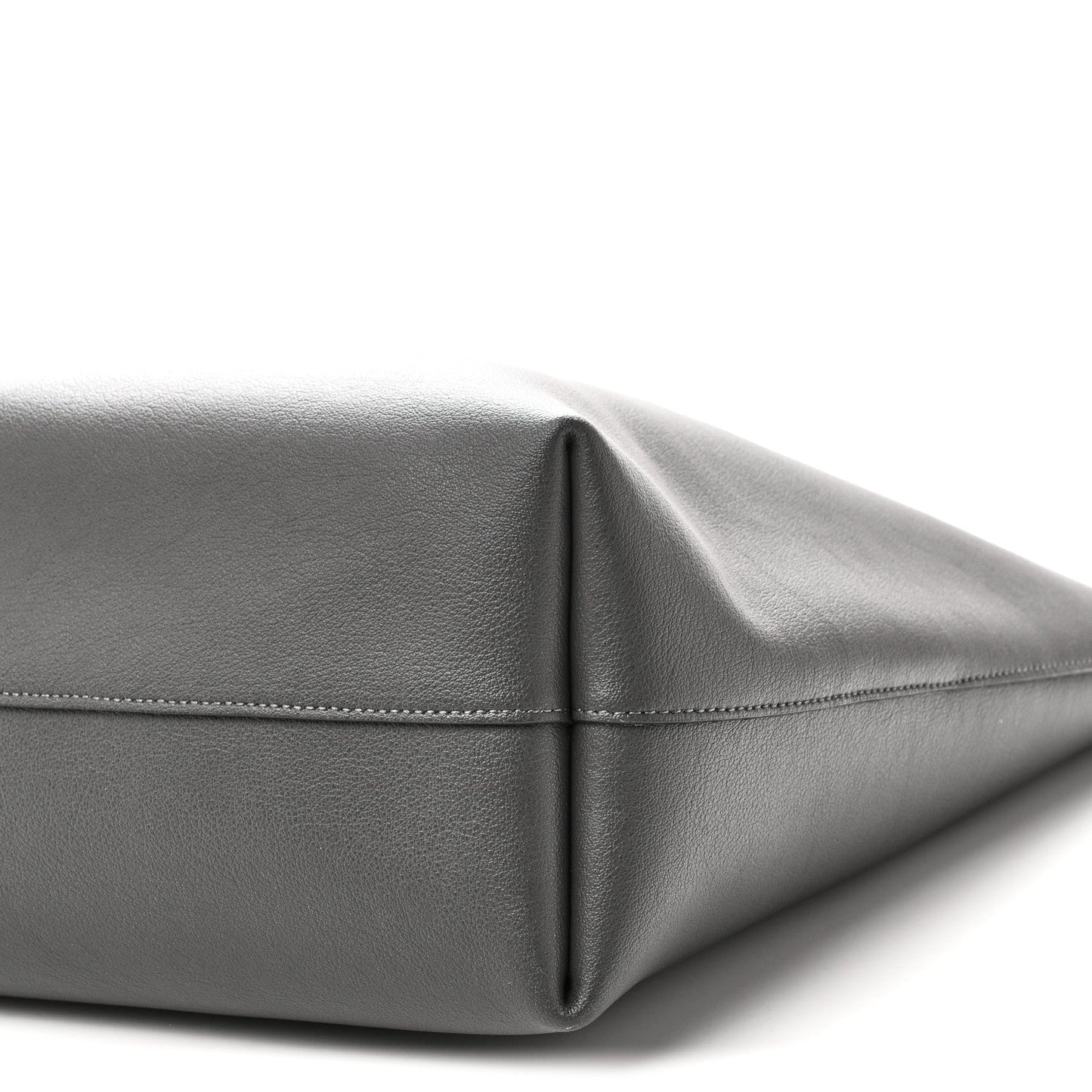 Calfskin Large Shopping Tote Earth