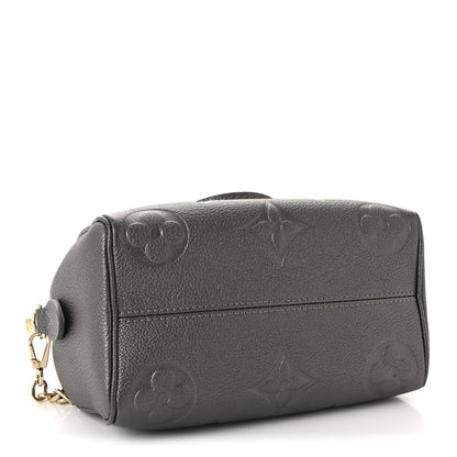 Shimmery Empreinte Monogram Giant Speedy Bandouliere 20 Gun Metal