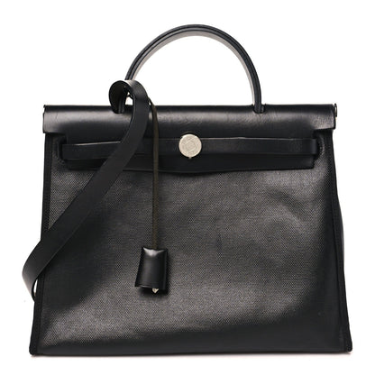 Toile H Berline Vache Hunter Herbag Zip PM 31 Black Ecru