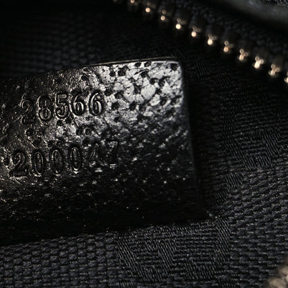 GG Monogram Double Pocket Belt Bag Black