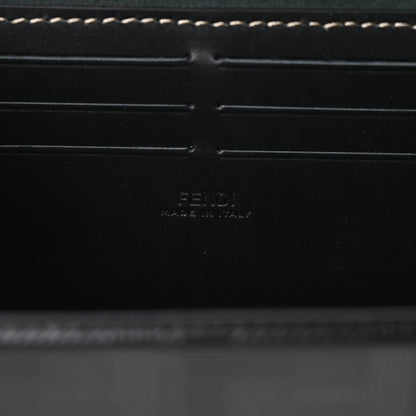 Vitello King FF Lines Embossed Baguette Soft Trunk Black
