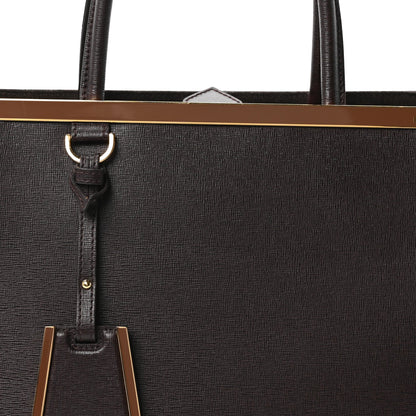 Vitello Elite Flamingo Regular 2Jours Tote Moro Marrone Nocciola
