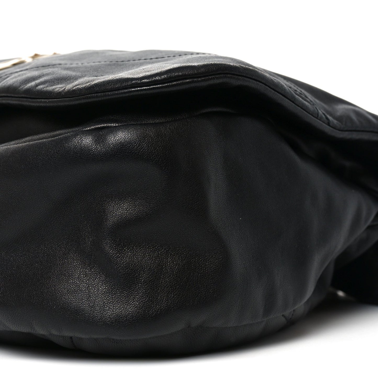 Lambskin Matelasse Monogram Large Jamie 4.3 Black