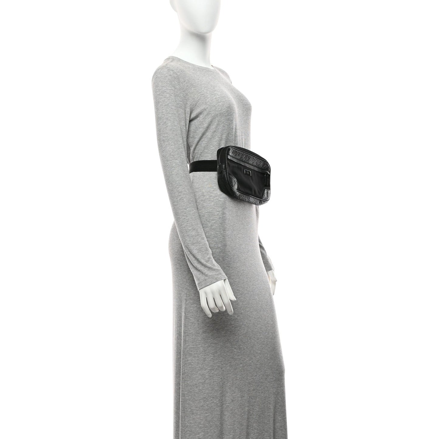 Guccissima Nylon Belt Bag  Black