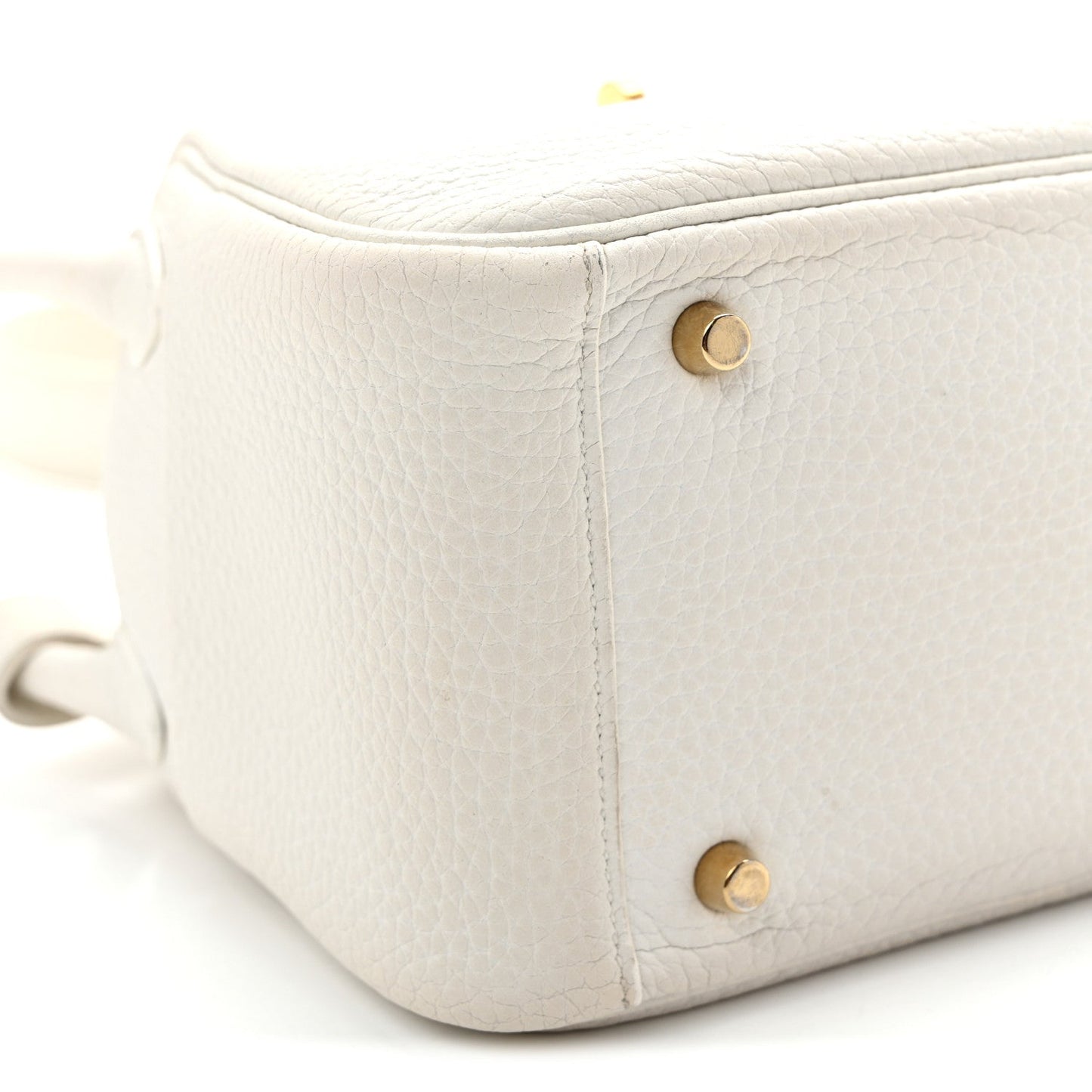 Taurillon Clemence Mini Lindy 20 New White