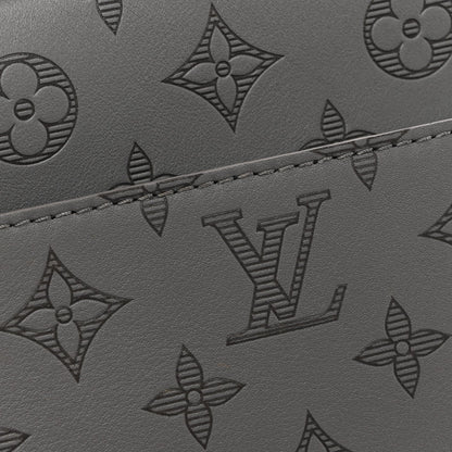 Calfskin Monogram Shadow Trio Messenger Anthracite Gray