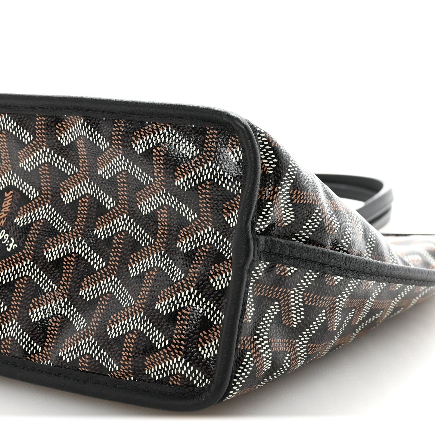 Goyardine Reversible Mini Anjou Black