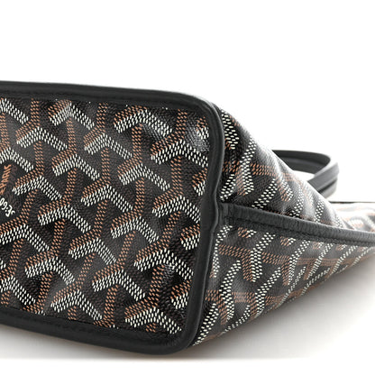 Goyardine Reversible Mini Anjou Black