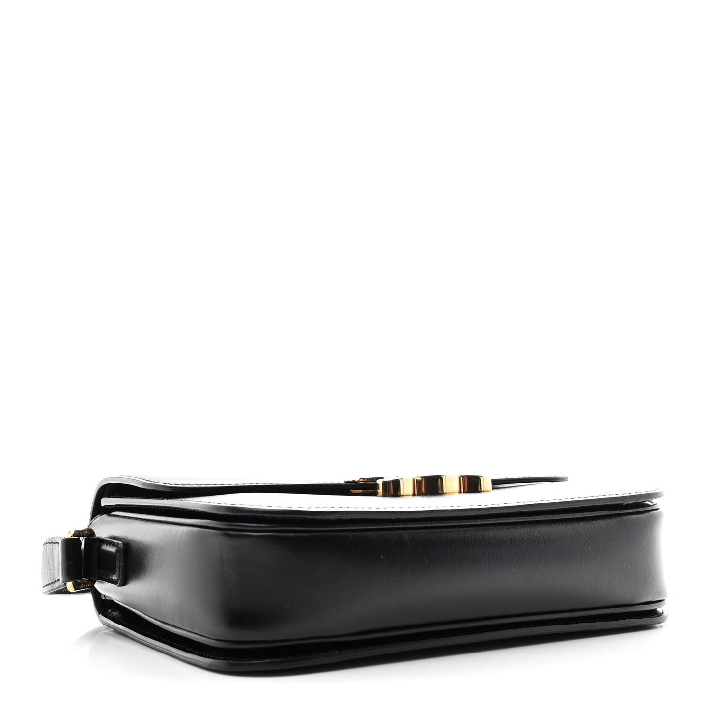 Shiny Calfskin Medium Triomphe Black