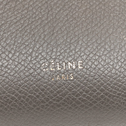 Grained Calfskin Micro Belt Bag Grey