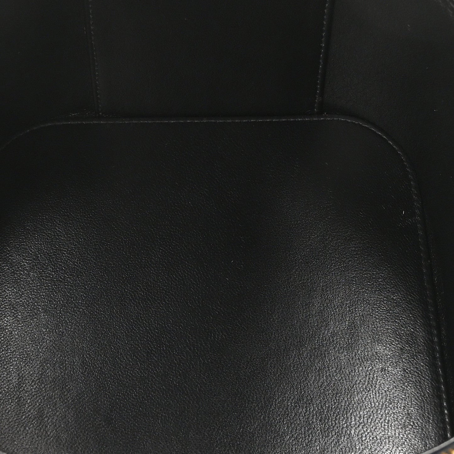 Patent Quilted Top Handle Vanity Case Black