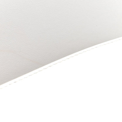 Calfskin DG Logo Flap Crossbody Bag White