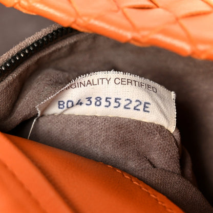 Nappa Intrecciato Bella Tote Orange