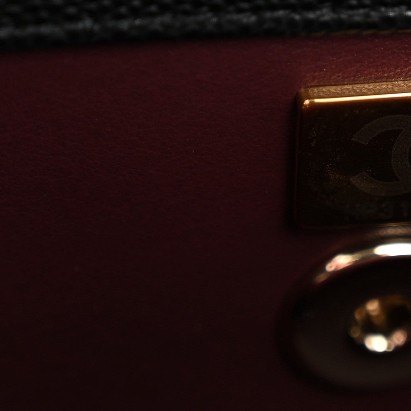 Caviar Quilted Mini Coco Handle Flap Black