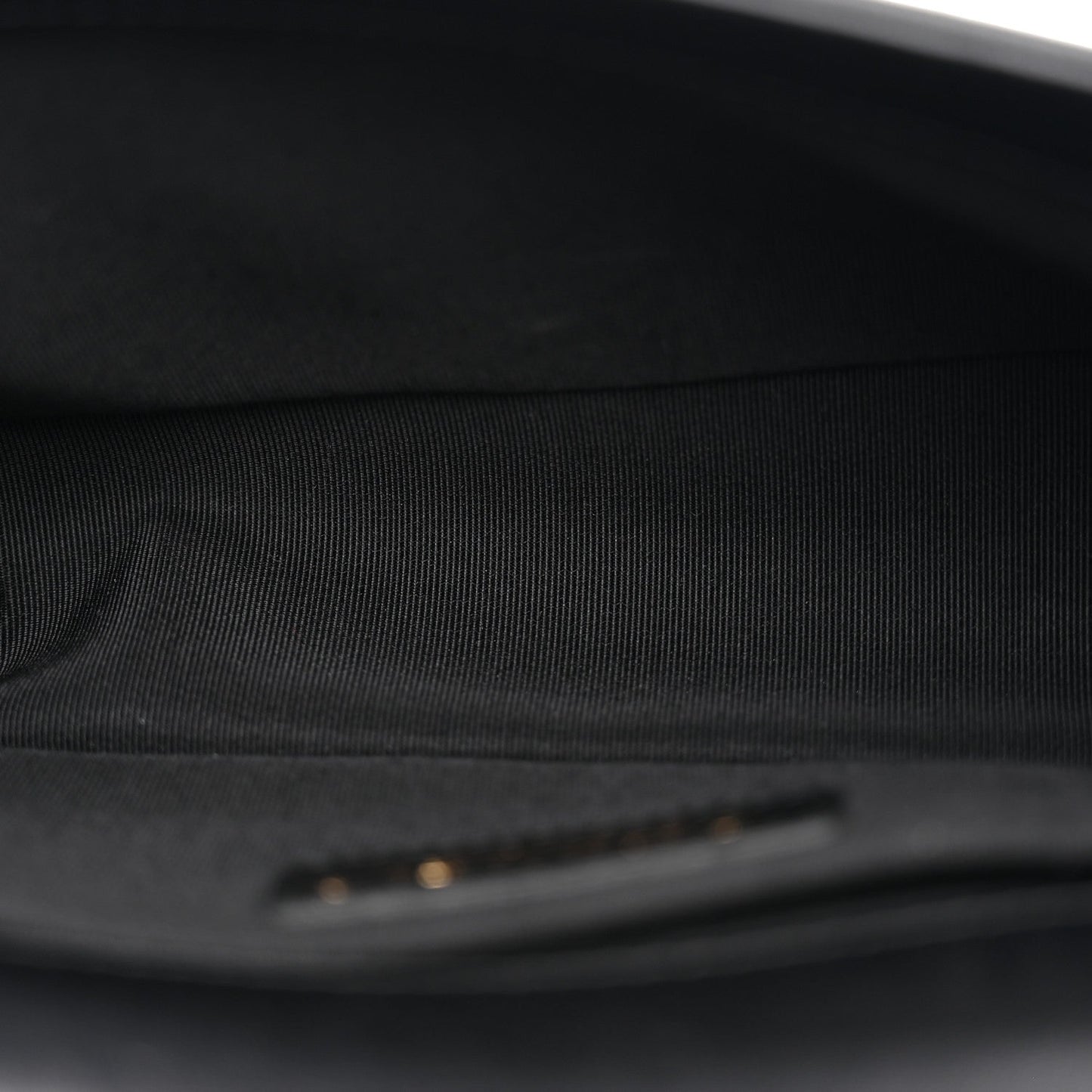 Lambskin Quilted Small Boy Flap Black