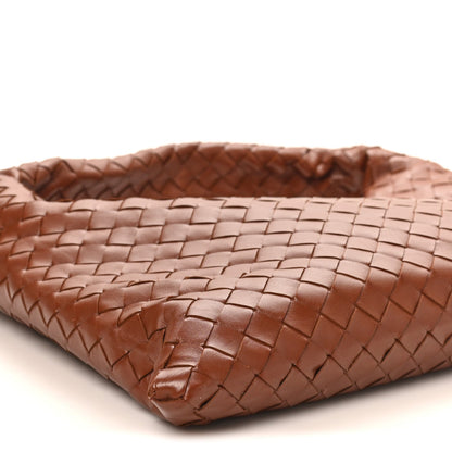 Calfskin Intrecciato Small Hop Sapele