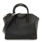 Calfskin Chain Detail Small Antigona Black