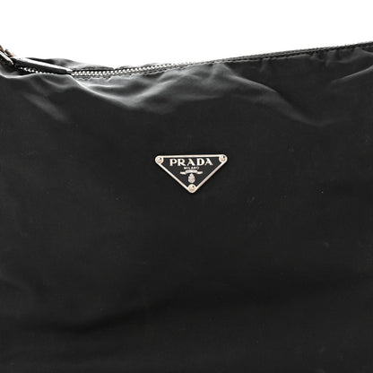 Nylon Shoulder Bag  Black