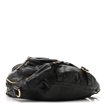 Calfskin Medium Darwin Convertible Backpack Black