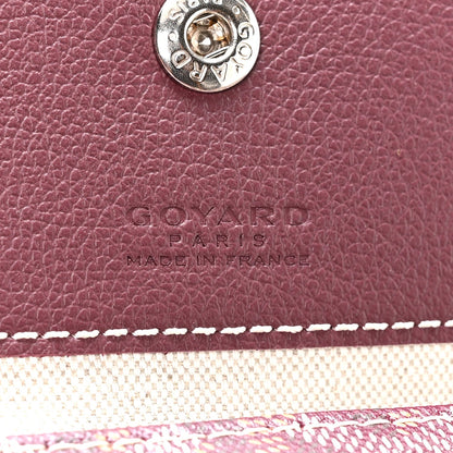 Goyardine Boheme Hobo Burgundy