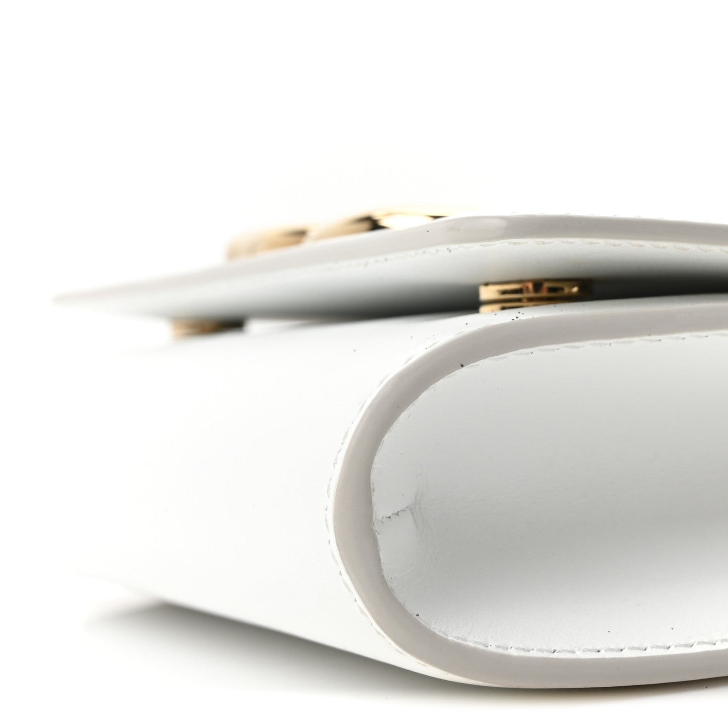 Calfskin DG Millennials Crossbody Bag White