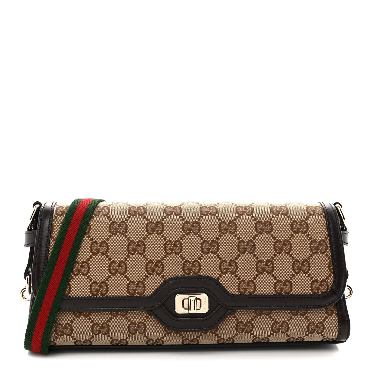 GG Monogram Small Luce Shoulder Bag Beige Ebony