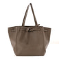 Soft Grained Calfskin Small Belt Cabas Phantom Taupe