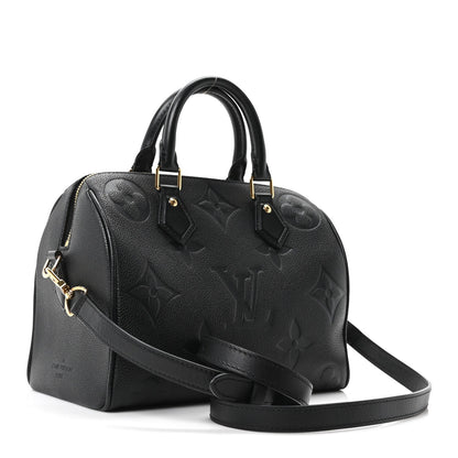 Empreinte Monogram Giant Speedy Bandouliere 25 Black
