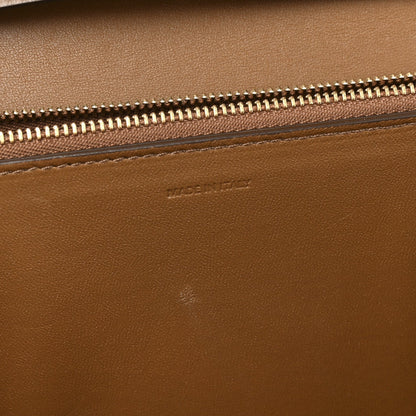 Box Calfskin Medium Classic Box Flap Bag Camel